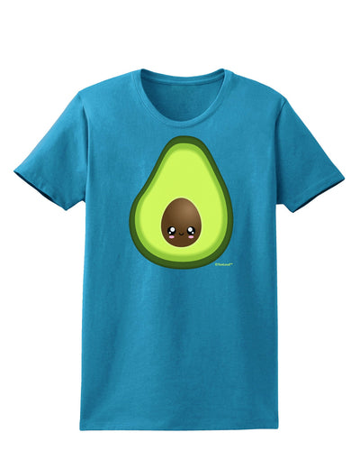 Cute Avocado Design Womens Dark T-Shirt-Womens T-Shirt-TooLoud-Turquoise-X-Small-Davson Sales