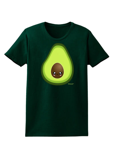 Cute Avocado Design Womens Dark T-Shirt-Womens T-Shirt-TooLoud-Forest-Green-Small-Davson Sales