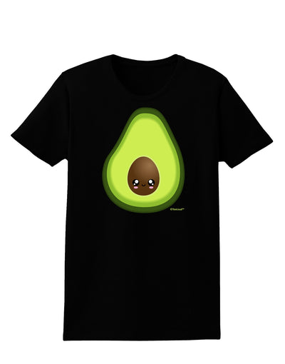 Cute Avocado Design Womens Dark T-Shirt-Womens T-Shirt-TooLoud-Black-X-Small-Davson Sales