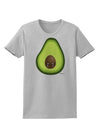 Cute Avocado Design Womens T-Shirt-Womens T-Shirt-TooLoud-AshGray-X-Small-Davson Sales