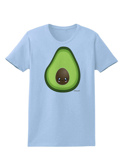 Cute Avocado Design Womens T-Shirt-Womens T-Shirt-TooLoud-Light-Blue-X-Small-Davson Sales