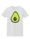 Cute Avocado Design Womens T-Shirt-Womens T-Shirt-TooLoud-White-X-Small-Davson Sales