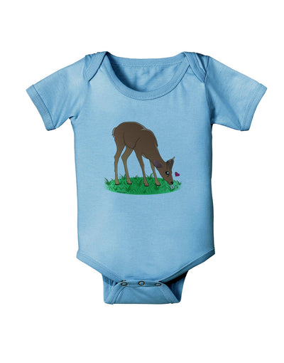 Cute Baby Buck Baby Romper Bodysuit-Baby Romper-TooLoud-LightBlue-06-Months-Davson Sales