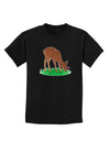 Cute Baby Buck Childrens Dark T-Shirt-Childrens T-Shirt-TooLoud-Black-X-Small-Davson Sales