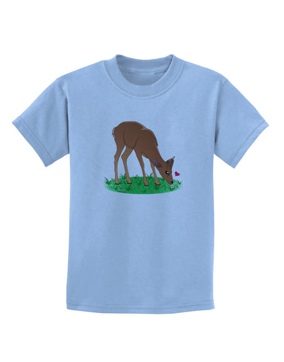 Cute Baby Buck Childrens T-Shirt-Childrens T-Shirt-TooLoud-Light-Blue-X-Small-Davson Sales