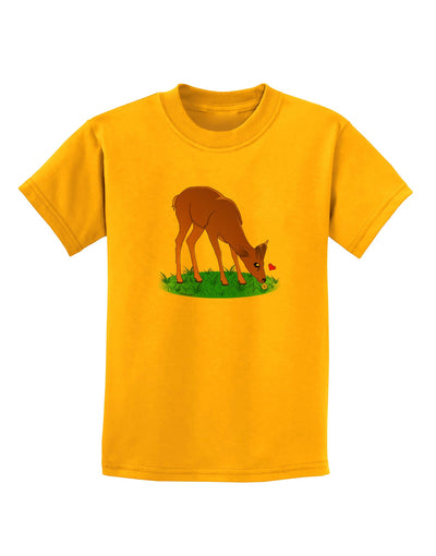 Cute Baby Buck Childrens T-Shirt-Childrens T-Shirt-TooLoud-Gold-X-Small-Davson Sales