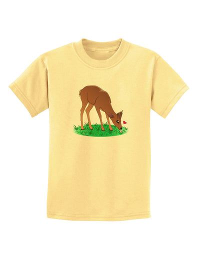 Cute Baby Buck Childrens T-Shirt-Childrens T-Shirt-TooLoud-Daffodil-Yellow-X-Small-Davson Sales