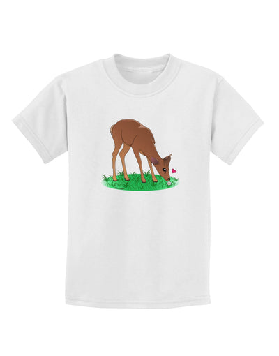 Cute Baby Buck Childrens T-Shirt-Childrens T-Shirt-TooLoud-White-X-Small-Davson Sales