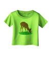 Cute Baby Buck Infant T-Shirt-Infant T-Shirt-TooLoud-Lime-Green-06-Months-Davson Sales