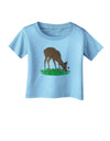 Cute Baby Buck Infant T-Shirt-Infant T-Shirt-TooLoud-Aquatic-Blue-06-Months-Davson Sales