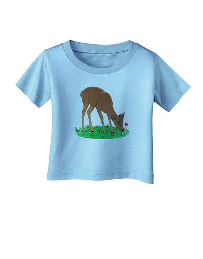 Cute Baby Buck Infant T-Shirt-Infant T-Shirt-TooLoud-Aquatic-Blue-06-Months-Davson Sales