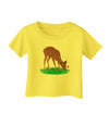 Cute Baby Buck Infant T-Shirt-Infant T-Shirt-TooLoud-Yellow-06-Months-Davson Sales