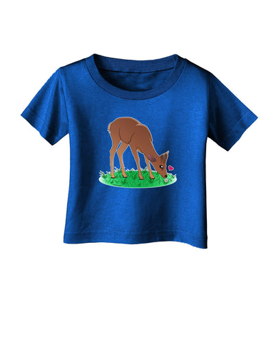 Cute Baby Buck Infant T-Shirt Dark-Infant T-Shirt-TooLoud-Royal-Blue-06-Months-Davson Sales