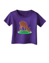 Cute Baby Buck Infant T-Shirt Dark-Infant T-Shirt-TooLoud-Purple-06-Months-Davson Sales