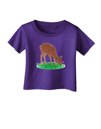 Cute Baby Buck Infant T-Shirt Dark-Infant T-Shirt-TooLoud-Purple-06-Months-Davson Sales