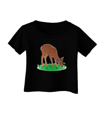 Cute Baby Buck Infant T-Shirt Dark-Infant T-Shirt-TooLoud-Black-06-Months-Davson Sales