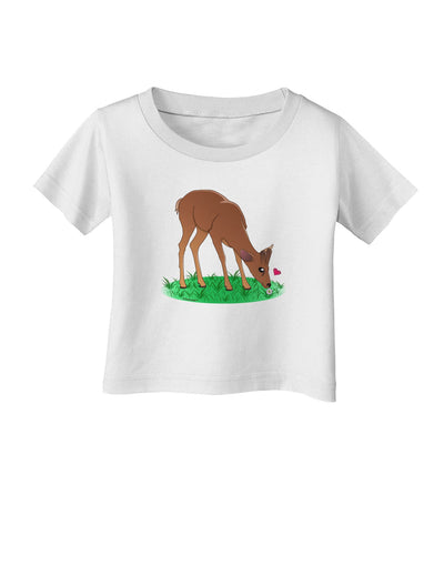 Cute Baby Buck Infant T-Shirt-Infant T-Shirt-TooLoud-White-06-Months-Davson Sales