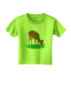 Cute Baby Buck Toddler T-Shirt-Toddler T-Shirt-TooLoud-Lime-Green-2T-Davson Sales