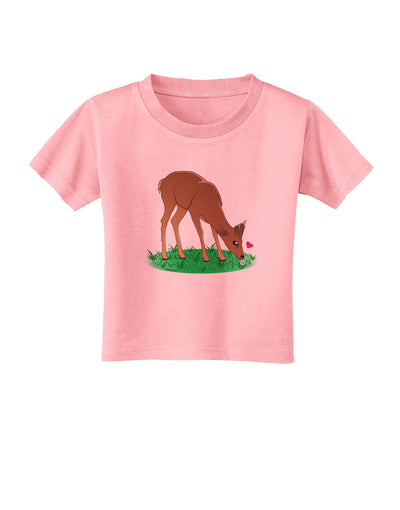 Cute Baby Buck Toddler T-Shirt-Toddler T-Shirt-TooLoud-Candy-Pink-2T-Davson Sales