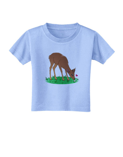 Cute Baby Buck Toddler T-Shirt-Toddler T-Shirt-TooLoud-Aquatic-Blue-2T-Davson Sales