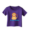 Cute Baby Lion - My First Birthday Infant T-Shirt Dark by TooLoud-Infant T-Shirt-TooLoud-Purple-06-Months-Davson Sales