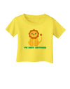 Cute Baby Lion - My First Birthday Infant T-Shirt by TooLoud