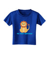 Cute Baby Lion - My First Birthday Toddler T-Shirt Dark by TooLoud-Toddler T-Shirt-TooLoud-Red-2T-Davson Sales