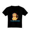 Cute Baby Lion - My First Birthday Toddler T-Shirt Dark by TooLoud-Toddler T-Shirt-TooLoud-Black-2T-Davson Sales