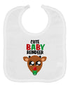 Cute Baby Reindeer Matching Deer Baby Bib