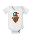 Cute Baby Reindeer Matching Deer Baby Romper Bodysuit-Baby Romper-TooLoud-White-06-Months-Davson Sales