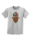 Cute Baby Reindeer Matching Deer Childrens T-Shirt-Childrens T-Shirt-TooLoud-AshGray-X-Small-Davson Sales