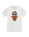 Cute Baby Reindeer Matching Deer Childrens T-Shirt-Childrens T-Shirt-TooLoud-White-X-Small-Davson Sales