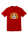 Cute Beagle Dog Adult Dark T-Shirt by TooLoud-Mens T-Shirt-TooLoud-Red-Small-Davson Sales