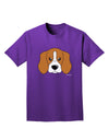 Cute Beagle Dog Adult Dark T-Shirt by TooLoud-Mens T-Shirt-TooLoud-Purple-Small-Davson Sales