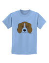 Cute Beagle Dog Childrens T-Shirt by TooLoud-Childrens T-Shirt-TooLoud-Light-Blue-X-Small-Davson Sales