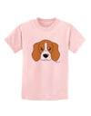 Cute Beagle Dog Childrens T-Shirt by TooLoud-Childrens T-Shirt-TooLoud-PalePink-X-Small-Davson Sales