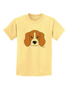 Cute Beagle Dog Childrens T-Shirt by TooLoud-Childrens T-Shirt-TooLoud-Daffodil-Yellow-X-Small-Davson Sales