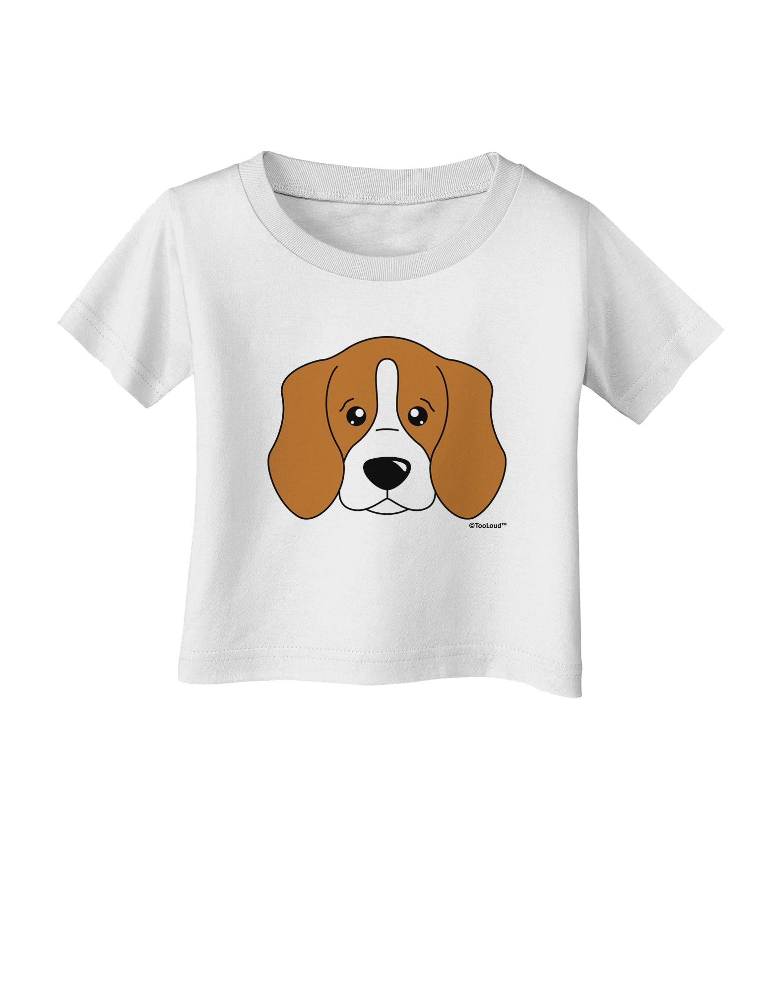 Cute Beagle Dog Infant T-Shirt by TooLoud-Infant T-Shirt-TooLoud-White-06-Months-Davson Sales