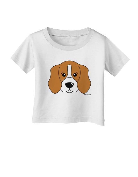 Cute Beagle Dog Infant T-Shirt by TooLoud-Infant T-Shirt-TooLoud-White-06-Months-Davson Sales