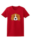 Cute Beagle Dog Womens Dark T-Shirt by TooLoud-Womens T-Shirt-TooLoud-Red-X-Small-Davson Sales