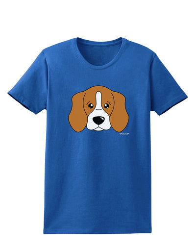 Cute Beagle Dog Womens Dark T-Shirt by TooLoud-Womens T-Shirt-TooLoud-Royal-Blue-X-Small-Davson Sales