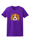 Cute Beagle Dog Womens Dark T-Shirt by TooLoud-Womens T-Shirt-TooLoud-Purple-X-Small-Davson Sales