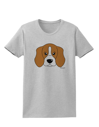 Cute Beagle Dog Womens T-Shirt by TooLoud-Womens T-Shirt-TooLoud-AshGray-X-Small-Davson Sales