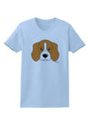 Cute Beagle Dog Womens T-Shirt by TooLoud-Womens T-Shirt-TooLoud-Light-Blue-X-Small-Davson Sales