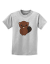 Cute Beaver Childrens T-Shirt-Childrens T-Shirt-TooLoud-AshGray-X-Small-Davson Sales