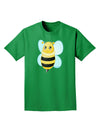 Cute Bee Adult Dark T-Shirt-Mens T-Shirt-TooLoud-Kelly-Green-Small-Davson Sales