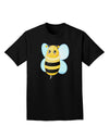 Cute Bee Adult Dark T-Shirt-Mens T-Shirt-TooLoud-Black-Small-Davson Sales