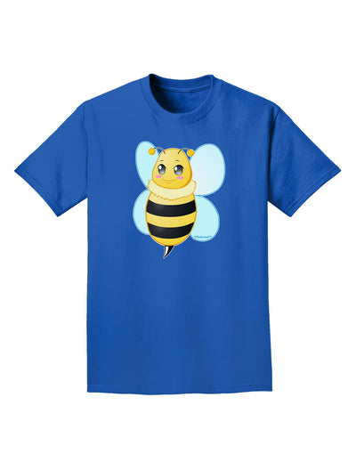 Cute Bee Adult Dark T-Shirt-Mens T-Shirt-TooLoud-Royal-Blue-Small-Davson Sales