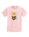 Cute Bee Childrens T-Shirt-Childrens T-Shirt-TooLoud-PalePink-X-Small-Davson Sales