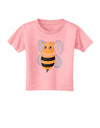 Cute Bee Toddler T-Shirt-Toddler T-Shirt-TooLoud-Candy-Pink-2T-Davson Sales